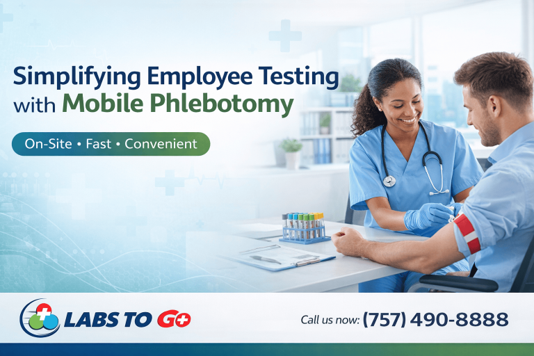 Mobile phlebotomy services in action